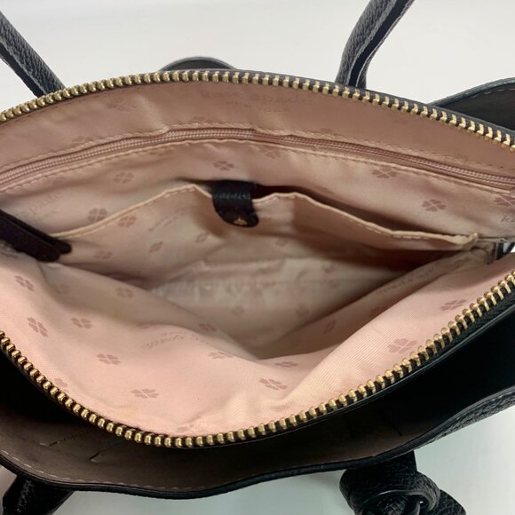 Kate Spade Margaux Black Leather Crossbody Satchel - Picture 11 of 11